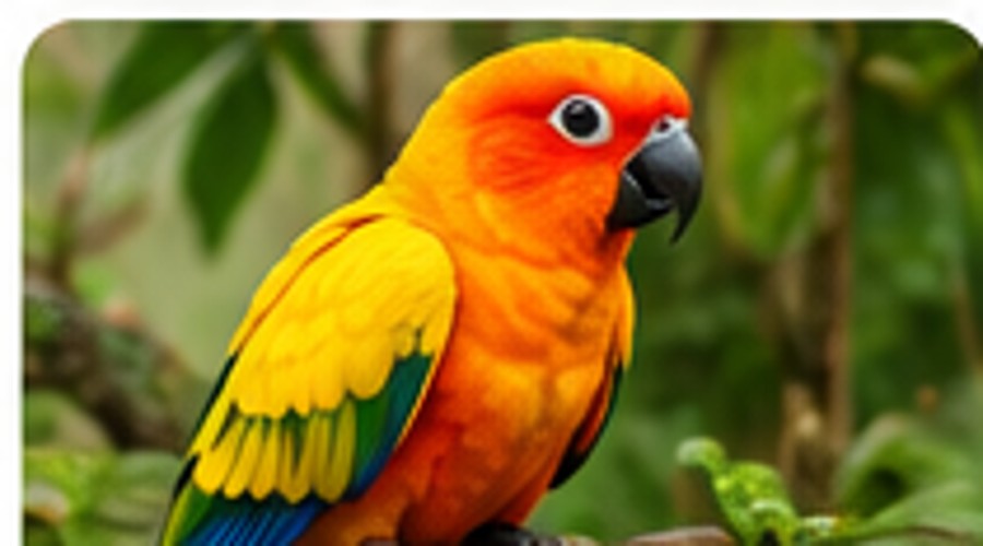 Sun Conure sample